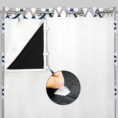 DriftAway Soundproof Thermal Insulated Quilted Curtain Liners by DriftAway