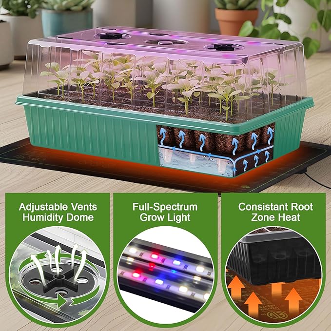 120-Cell Self-Watering Seed Starter Tray - Image 3