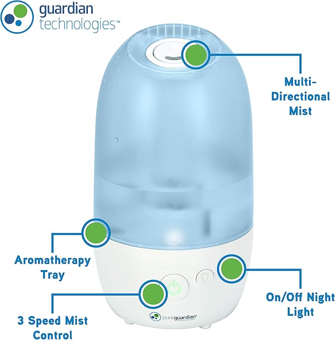 PureGuardian Ultrasonic Cool Mist Humidifier - Image 5