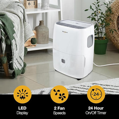 Whirlpool Energy Star 50-Pint Portable Dehumidifier - Image 6