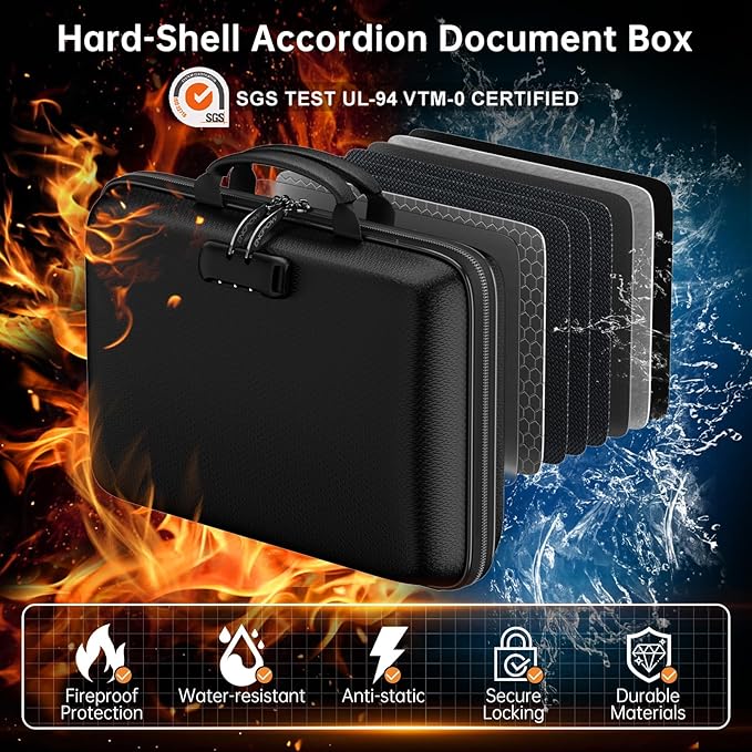 ENGPOW Fireproof Document Box - Image 2