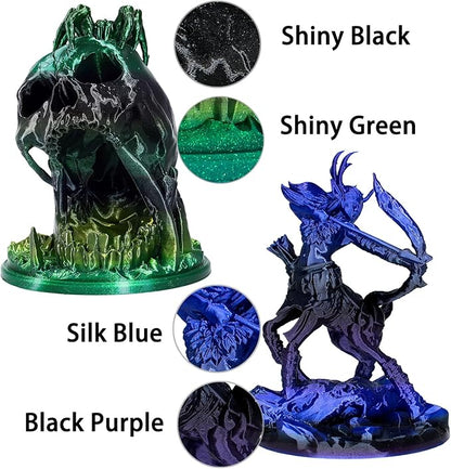 OVV3D Rainbow PLA Filament Bundle 3D Printer Filament, Silk PLA Filament 1.75mm - Image 4
