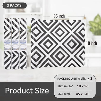 FIFTY FEET 18"x96" Non-Adhesive Shelf Liner - Image 5