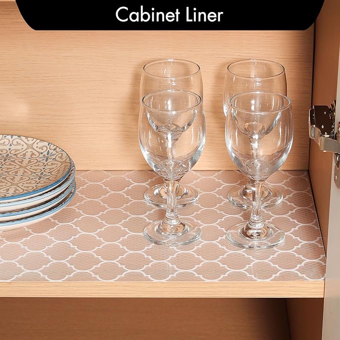 Cooyes Shelf and Drawer Liners for Kitchen Cabinets, Non Adhesive Cabinet Liner - Image 3