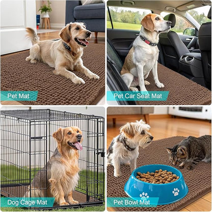 OLANLY Dog Door Mat for Muddy Paws 70x46, Absorbs Moisture and Dirt, Absorbent - Image 7