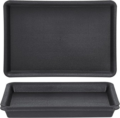 GREANER 3 Packs Plant Saucers Rectangular, Flower Pot Tray by GREANER