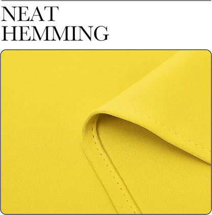 NICETOWN Bright Yellow Room Darkening Curtains - Image 7