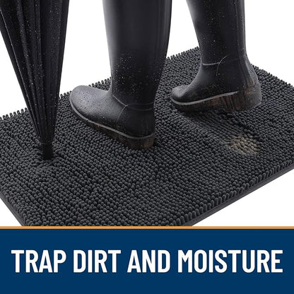 OLANLY Dog Door Mat for Muddy Paws 47x20, Absorbs Moisture and Dirt, Absorbent - Image 2