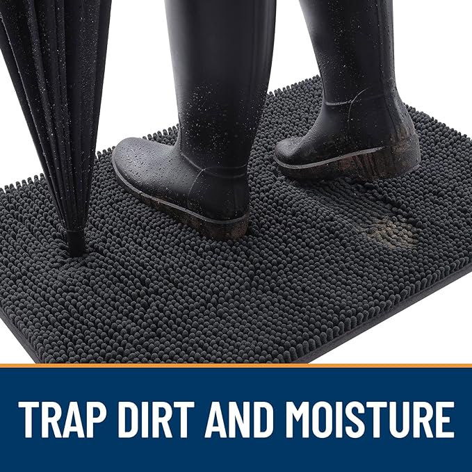 OLANLY Dog Door Mat for Muddy Paws 47x32, Absorbs Moisture and Dirt, Absorbent - Image 2