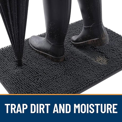 OLANLY Dog Door Mat for Muddy Paws 35x24, Absorbs Moisture and Dirt, Absorbent - Image 2