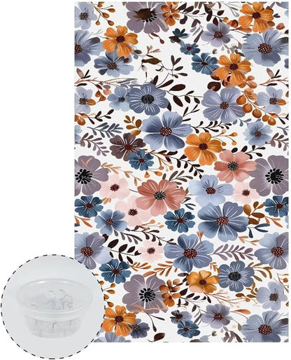 Flower Headrest Covers for Recliner Sofa Stain Resistant Couch Protector - Image 2