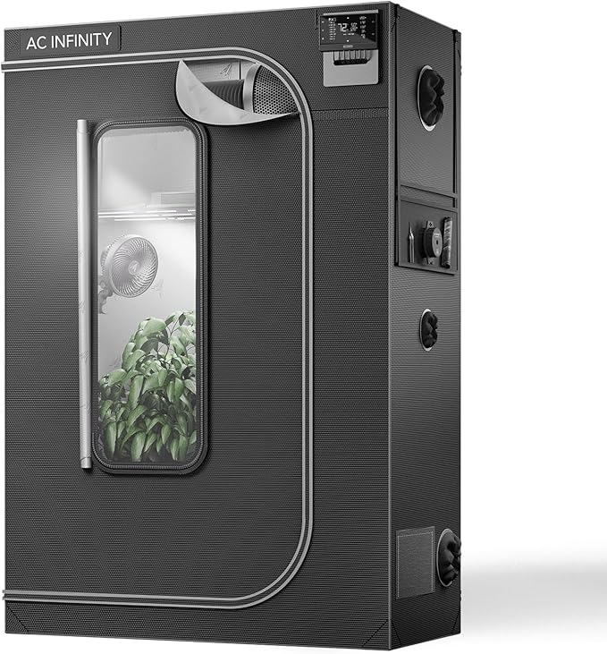 AC Infinity CLOUDLAB 642, Advance Grow Tent 4x2, Thickest 1" Poles, 2000D Mylar by ACInfinity