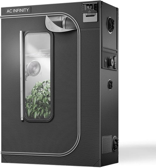 AC Infinity CLOUDLAB 642, Advance Grow Tent 4x2, Thickest 1" Poles, 2000D Mylar by ACInfinity