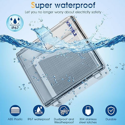 Waterproof Outdoor Project ABS Plastic Junction Box IP67 Weatherproof Dustproof - Image 2