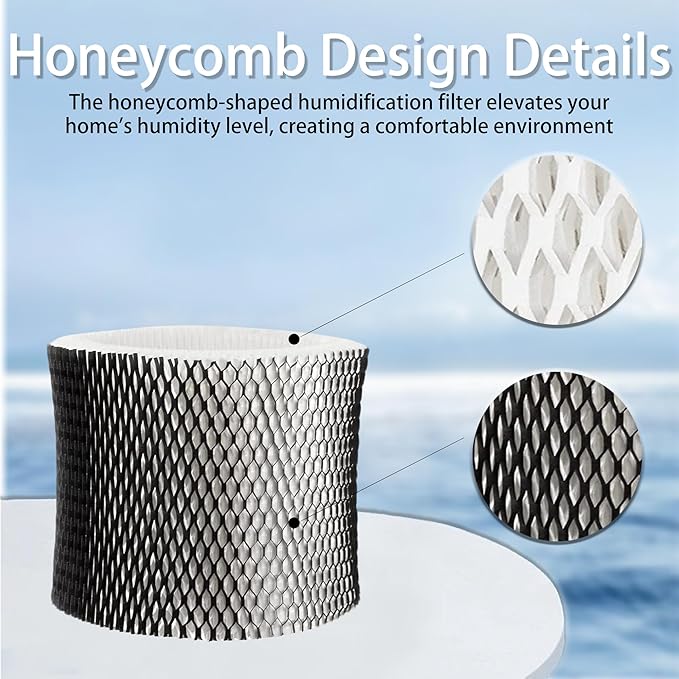 4 Pack HWF64 BWF64 Replacement Humidifier Wick Filter B | Compatible - Image 4