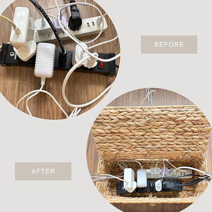 Wicker Cable Management Box - Image 6