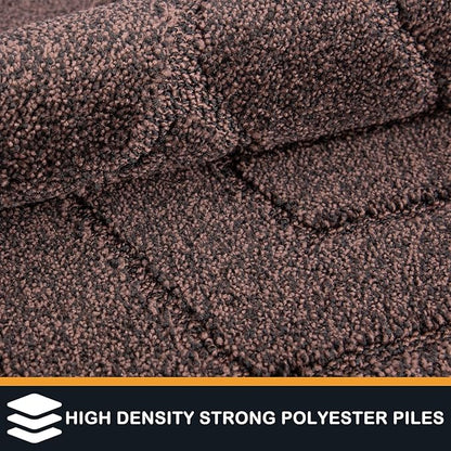 PURRUGS Dirt Trapping Door Mat 24" x 35.5", Non-Slip Machine Washable Entry Rug - Image 3