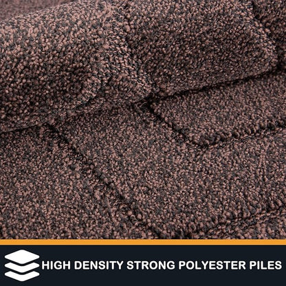 PURRUGS Easy Care Area Rug 4.5ft x 7ft, Non-Slip Machine Washable Entry Rug - Image 4