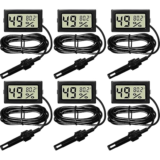Weewooday Mini Digital Temperature Humidity Meters Gauge by Weewooday