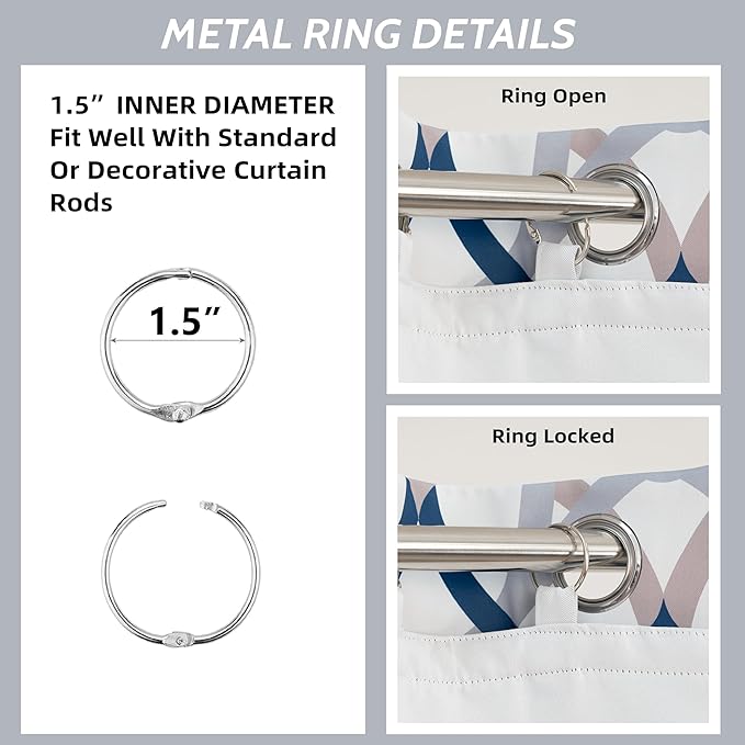 DriftAway Soundproof Thermal Insulated Quilted Curtain Liners - Image 2