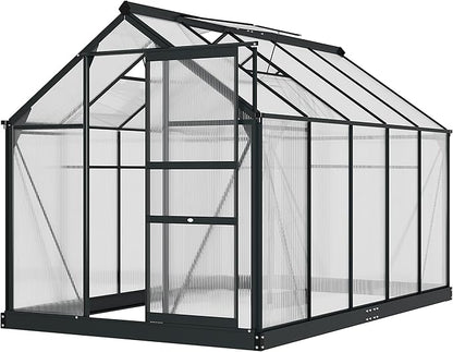Outsunny 6' x 10' Greenhouse for Outdoors, Polycarbonate Greenhouse - Image 8