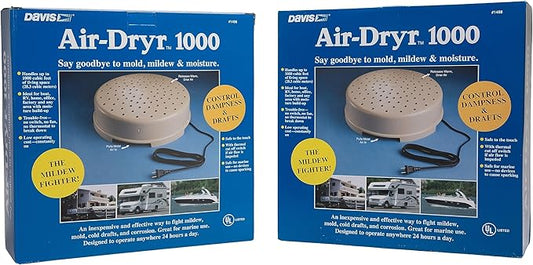 Davis Instruments Air-Dryr 1000 Dehumidifier Bundle Quiet Boat Dehumidifier by Direct2Boater