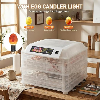 Winado Incubators for Hatching Eggs, 96 Egg Incubator - Image 4