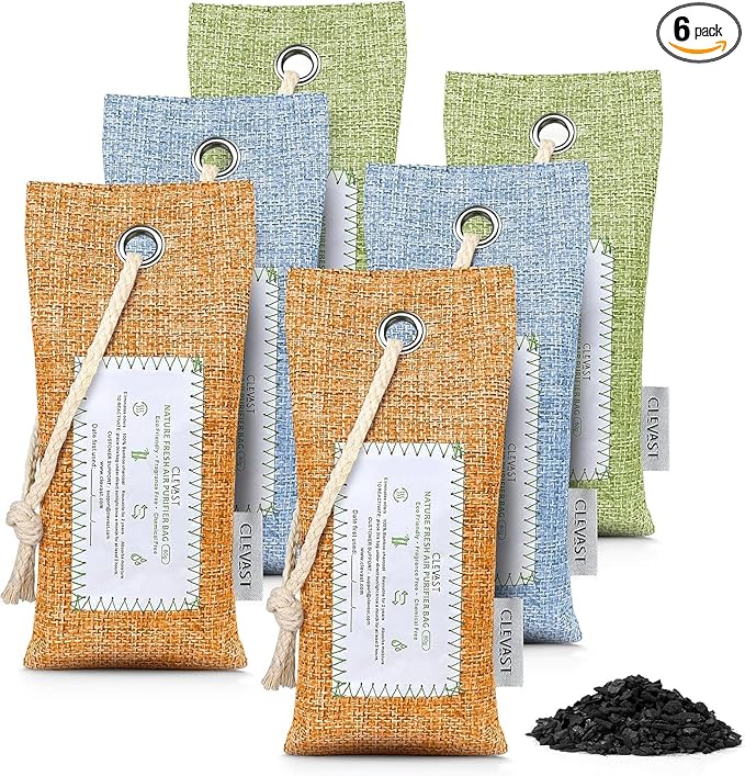 CLEVAST Activated Bamboo Charcoal Odor Absorber by CLEVAST