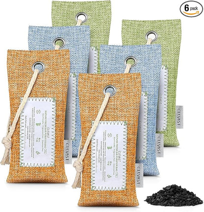 CLEVAST Activated Bamboo Charcoal Odor Absorber by CLEVAST