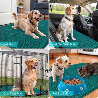 OLANLY Dog Door Mat for Muddy Paws 30x17, Absorbs Moisture and Dirt, Absorbent - Image 7
