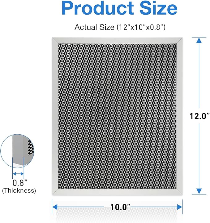 2 Pack 5443 MERV 8 Dehumidifier Filter 10″x12″x1″Compatible - Image 2