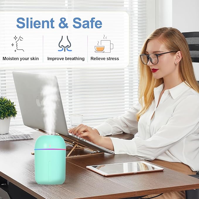 Small Humidifier for Plants, Mini Humidifiers for Bedroom, Portable Humidifiers - Image 4