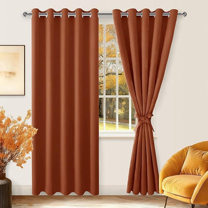 Hiasan Blackout Curtains for Bedroom, 60 x 84 Inches Long - Image 2