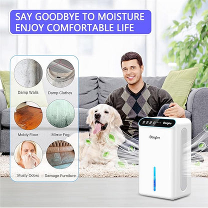 Dehumidifiers, Dehumidifier for Home Quiet Small Dehumidifier for Bedroom - Image 7