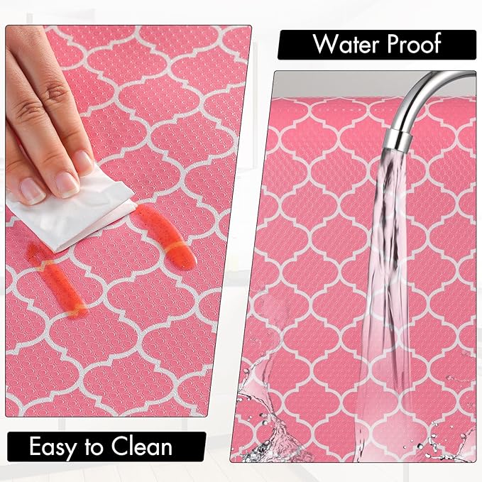 Cooyes Shelf Liner, Non Adhesive Drawer and Cabinet Liner, EVA Washable - Image 5