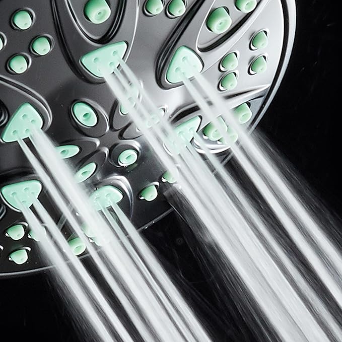 AquaDance Antimicrobial – Anti-Clog High-Pressure 6-Setting Shower Head - Image 6