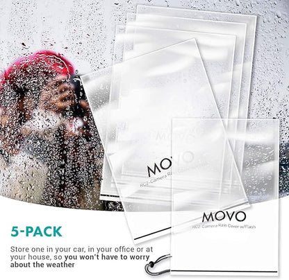 Movo RC1 Clear Rain Cover for DSLR Camera and Lens up to 18" Long - Image 3