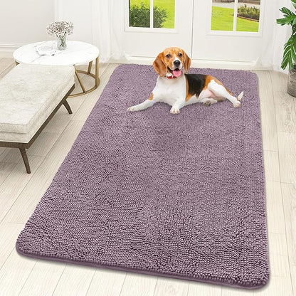 OLANLY Dog Door Mat for Muddy Paws 59x32, Absorbs Moisture and Dirt, Absorbent by OLANLY