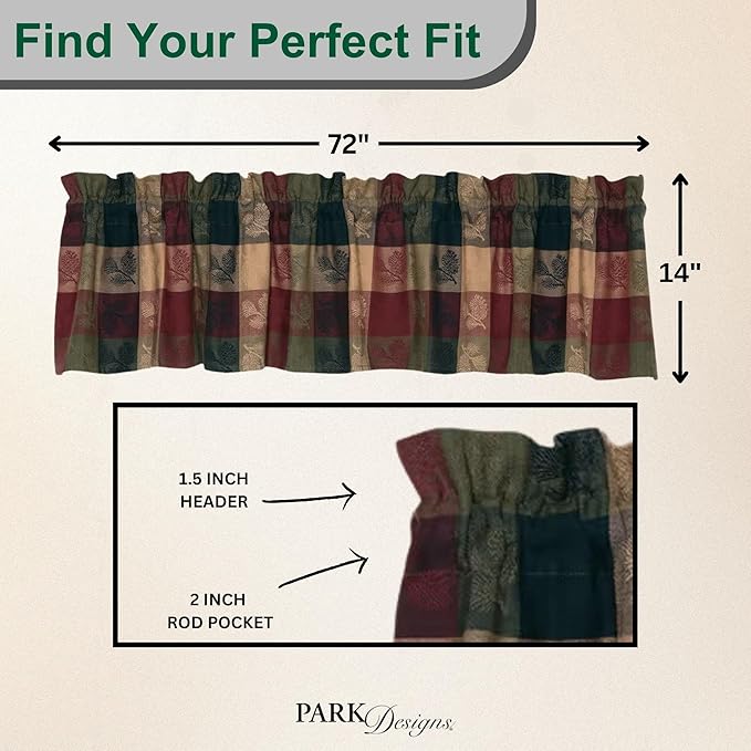 Park Designs Farmhouse Kitchen Valances - Image 3