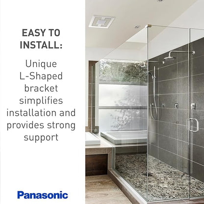 Panasonic WhisperValue Ceiling/Wall Mount Bathroom Exhaust Fan, 50-80-100 CFM - Image 6
