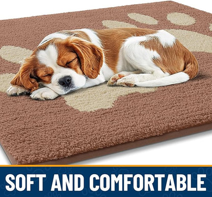 Smiry Dog Door Mat for Muddy Paws, Absorbs Moisture and Dirt, Low-Profile - Image 4