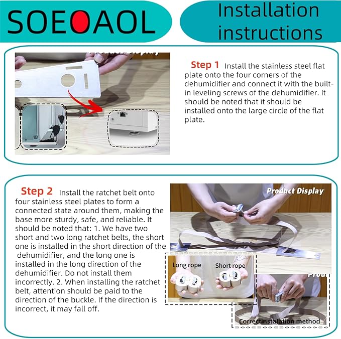 Upgraded 5822 Dehumidifier Hanging Kit - Image 4