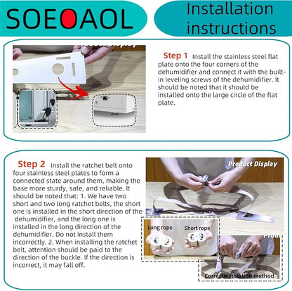 Upgraded 5822 Dehumidifier Hanging Kit - Image 4