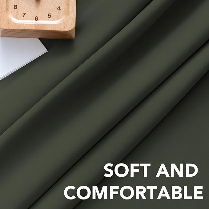 H.VERSAILTEX Blackout Curtains Thermal Insulated Window Treatment Panels Room - Image 5