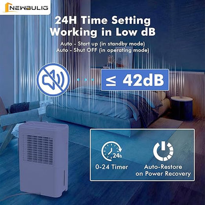 NEWBULIG 80Pints Dehumidifier - Image 5