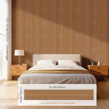 PS Wall Panels for Interior Wall Decor, Covers 129.16 sq.ft, Lightweight Wall - Image 2