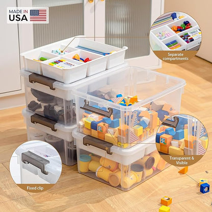 Citylife 17 QT Plastic Storage Box - Image 7