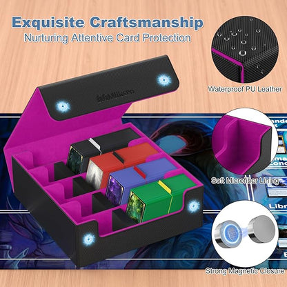 Mlikero Card Deck Case, 2400+ Trading Card Storage Box - Image 4