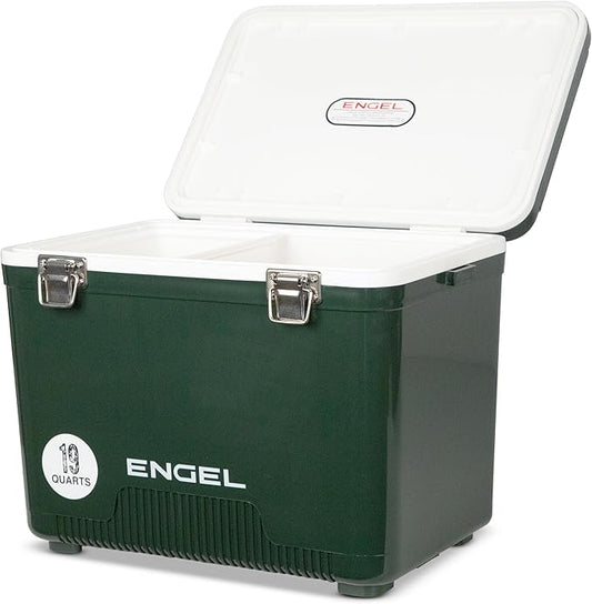 Engel 19qt Leak-Proof, Air Tight, Drybox Cooler and Small Hard Shell Lunchbox by ENGEL
