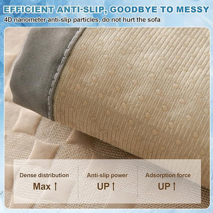 OTOB Cooling Dog Couch Cover Ice Silk Fiber, Washable & Non Slip Pet Mat Sofa - Image 7